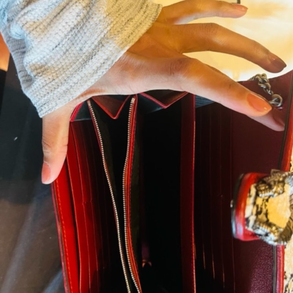 GUCCI Tweed GG Monogram Purse- Authentic - Picture 2 of 2